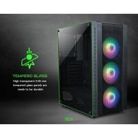 ราคา EGA TYPE C3 เคส GAMING PC CASE BLACK/WHITE แถมพัดลม ARGB 3 ตัว สามารถปรับไฟได้ ประกัน2 ปี (3642452407)