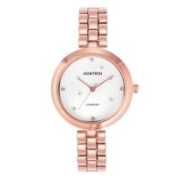 ราคา ARMITRON AR75/5541MPRG (P19) นาฬิกาข้อมือผู้หญิง สายสแตนเลส สีโรสโกลด์ (2721652239)