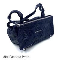 ราคา Givenchy Pandora mini กระเป๋า จีวองชี่ แพนโดรา มินิ สะพายข้าง pepe washed navy ของแท้ ส่งฟรี EMS ทั้งร้าน (1674914333)