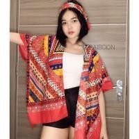 ราคา +BAIBOONขายดีมากมีเซตใหม่เข้า เซตเสื้อคลุม+ผ้าผูกขนาดใหญ่ งานตัดของร้านผ้านิ่ม สวยมากๆ แนะนำเลยรุ่นนี้ใส่ได้ทุุกวัน❤️ (2254533679)