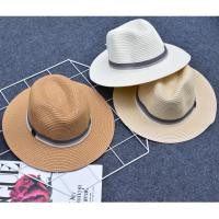ราคา (ใช้โค้ด INCML11 ลด 50% สูงสุด 100) หมวกสานทรงปานามาใส่ได้ทั้งหญิงและชาย สินค้าพร้อมส่ง [B-010] (6336633008)