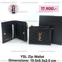 ราคา : New!! YSL Zipped/ Bi-Fold Wallet 575879‼️ก่อนกดสั่งรบกวนทักมาเช็คสต๊อคก่อนนะคะ‼️ (6807952790)