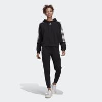ราคา adidas adidas Essentials Loose-Cut 3-Stripes Cropped Hoodie GL1460 (4076090558)