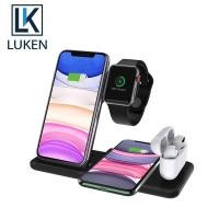 ราคา LUKEN Wireless Charger, 4 in 1 Wireless Charging เครื่องชาร์จไร้สาย Stand (7547641275)