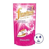 ราคา [ทั้งหมด 4 ชิ้น] FINELINE สเปรย์หอมอัดกลีบ กลิ่นเพรสเชอร์พิงค์ สีชมพู ถุงเติม 500 มล. (2752990472)