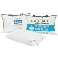 ราคา [ราคาโปร] Akemi หมอน ใยสังเคราะห์ หมอนหนุน รุ่น Sleep Essential 10 Holes Pillow (7663849320)