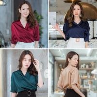 ราคา ⭐️FEMME ISSUE⭐️TOP เสื้อแขนสั้น เสื้อไขว้หน้า เสื้อซาติน เสื้อซาตินแขนสั้นไขว้หน้า ‼️ งานป้าย Femme Issue ส่งด่วนฟรี ‼️ (11231946196)