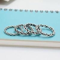 ราคา แหวนเงินแท้ 92.5% ลายสร้อยรมดำ แหวนแฟชัน สไตล์เกาหลี แหวนเงินแท้ 100 Major silver : E-V-Cha (5154429080)