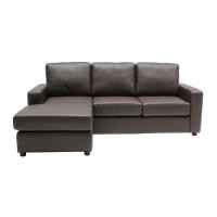 ราคา [กทม. 3-5 วัน ส่ง] Koncept furniture โซฟาหนังเข้ามุมสลับด้านได้ซ้าย/ขวา Zette#3 สีน้ำตาล (213X155X68 ซม.) (8937047304)