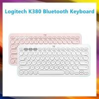 ราคา คีย์บอร์ด บลูทูธ ไร้สาย Logitech K380 Multi-Devices Bleutooth Wireless Keyboard (Pink/White) สีขาว เเละ ชมพู (2029690660)