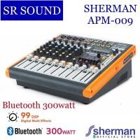 ราคา Sherman APM009 เพาเวอร์มิกเซอร์ 8 แชนแนล กำลังขับ 300W ภาคขยายเสียงในตัว สำหรับงานระบบเสียงขนาดเล็ก-กลาง (6638667491)