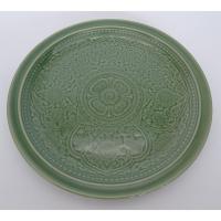 ราคา จาน11นิ้ว,เขียวลายนางพญา,จานข้าว,จานอาหาร,จาน,จานผลไม้,จานเซรามิค,จานสลัด,จานดินเนอ,dinner,plate,ceramic,จานสเต็ก,Steak (3001815611)