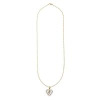 ราคา Jewelry Buffet สร้อยคอ สร้อยพร้อมจี้ จี้ทรงหัวใจ จี้แฟชั่น ดีไซน์ รูปทรงหัวใจ ประดับเพชรสวิส ชุบทองคำขาว (896964346)