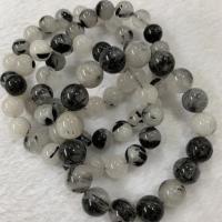 ราคา กำไลข้อมือหินนำโชค แก้วขนเหล็ก/ไหมดำ Black Rutilated Quartz *หินแท้ ธรรมชาติ* (648122654)