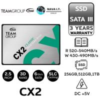 ราคา TEAM GROUP CX2 SSD 2.5 SATA 256GB 512GB 1TB SATA III 6GB/S ประกัน 3 ปี (23545659832)