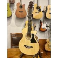 ราคา กีต้าร์โปร่ง Overspeed OS38c ขนาด 38นิ้ว ขนาดกระทัดรัด พกพาสะดวก ฟรีกระเป๋า ปิ๊ก ที่เก็บปิ๊ก และประแจขันคอ (4848301384)