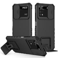 ราคา สําหรับ Xiaomi Poco M4 Pro M3 X4 Pro X3 NFC เคสกันกระแทก ผลักดัน ดึงกล้อง ป้องกัน ขาตั้ง (21820063257)