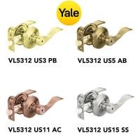 ราคา มือจับก้านโยกประตูห้องน้ำ Yale VL5312 US3-PB, US5-AB, US11-AC, US15-SS มือจับเขาควาย ลูกบิดประตูห้องน้ำ (18735475487)