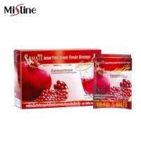 ราคา exp.24-03-23 Mistine S-Mate Instant Pomegranate Powder Beverage with Coenzyme Q10 มิสทิน น้ำทับทิมเอสเมท (2091522097)
