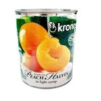 ราคา Kronos Peach halves in Light Syrup พีชครึ่งลูก ในน้ำเชื่อม (4378066186)