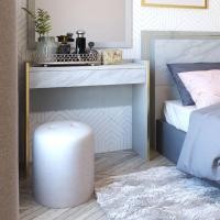 ราคา [กทม. 3-5 วัน ส่ง] SB Design Square โต๊ะเครื่องแป้ง ขนาด 80 ซม. รุ่น Florence (85x45x78.5 ซม.) แบรนด์ KONCEPT FURNITURE (7864737102)