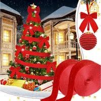 ราคา ริบบิ้นกํามะหยี่ สีแดง สีทอง สไตล์วินเทจ สําหรับทํากิ๊บติดผม DIY (18067740176)