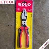 ราคา คีมพาวเวอร์สปริงปากจระเข้ แปดนิ้วครึ่ง 1508-8 1/2" Solo ของแท้ - Authentic Power Spring Combination Pliers - ซีทูล Ct... (3335251846)