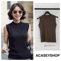 ราคา เสื้อคอเต่าแขนกุด งานป้ายTopshop พร้อมส่ง 1 วันจ (38268151)