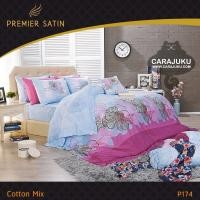 ราคา PREMIER SATIN ชุดผ้าปูที่นอน พิมพ์ลาย Graphic P174 สีม่วง #ซาติน ชุดเครื่องนอน ผ้าปู ผ้าปูเตียง ผ้านวม ผ้าห่ม กราฟิก (1730317218)