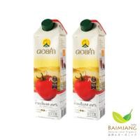 ราคา แพ็คคู่ ดอยคำ น้ำมะเขือเทศ 99% ขนาด 1,000 มล. (40231-2) (9616405188)