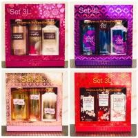 ราคา ของขวัญชุด 3 ชิ้น Bath & Body Works Signature Collection Body lotion / Shower Gel / Body Mist ชุดดูแลผิวพร้อมกล่องหรูจ (3935251313)