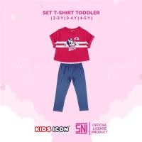 ราคา Kids ICON - กางเกงเลกกิ้ง เสื้อยืด สําหรับเด็กผู้หญิง 2-5 ปี 1 ชุด - MN7K0100220 (21555769626)
