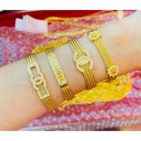 ราคา KMDGold สร้อยข้อมือ1บาท ทองคำแท้96.5% มาตรฐานทองเยาวราช ลายสวยๆๆๆๆๆ (3930677280)
