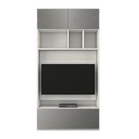 ราคา INDEX LIVING MALL ชุดตู้วางทีวี รุ่นอิตัลลีฟวิ่ง S-06 ขนาด 120 ซม. - สีขาว/สีเงิน (6061144497)