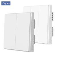 ราคา Aqara Wall Switch D1 สวิทช์ไร้สายอัจฉริยะ ZiGBee ควบคุมสวิทช์ไฟติดผนัง ผ่านแอปบนโทรศัพท์ (7536051200)