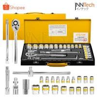 ราคา DELTON King Tools ชุดเครื่องมือ ประแจ ชุดบล็อก 24 ชิ้น ขนาด 1/2 นิ้ว (4 หุน) KING TOOLS SERIES รุ่น DKT-24PCS (21072360696)