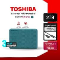 ราคา Toshiba External HDD (2TB) USB 3.2 SuperSpeed, รุ่น (Canvio Advance V10) Security Auto-backup 2.5" สีเขียว ฮาร์ดดิสพกพา (TSB-HDTCA20AG3AA) (7972020459)