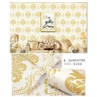 ราคา P.K. วอลเปเปอร์ติดผนัง มีกาวในตัว (หลุยส์ ทอง) **ลังเขียว** (242848454)