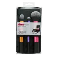 ราคา 【ลดสูงสุด 250 โค้ด WOEIPIOSDKJ 】REAL TECHNIQUES :: Travel Essentials ชุดแปรงแต่งหน้า 3 ด้ามพกพาสะดวก รายละเอียดด้านใน (2257487887)