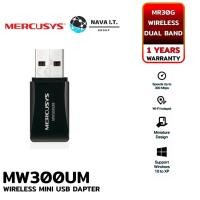 ราคา MERCUSYS MW300UM N300 WIRELESS MINI USB ADAPTER ประกัน 1ปี (5977623800)