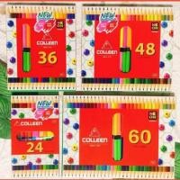 ราคา ❤️ สีไม้คอลลีน colleen #787 แบบ 2 หัว 12/24สี , 18/36สี, 24/48สี และ 30/60สี❤️ (2022949426)