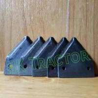 ราคา (แพ็ค5ใบ) ใบมีดรถเกี่ยวข้าว รู 5มม. รู 6มม. (ใบเลื่อยตัดข้าว ใบมีดสามเหลี่ยม ใบมีดมีฟัน ใบมีด ใบตัดข้าว) (4955845189)