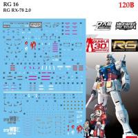 ราคา ดีคอลน้ำ [D.L. Darlin] RG16 RX-78-2 Gundam RG 1/144 Water Decal RG 16 (7918145408)