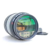 ราคา เลนส์ออโต้ ยี่ห้อ Minolta af (Red) zoom 100-300mm f4.5(32)-5.6 เมาท์ A บอดี้ดำ หน้าเลนส์ขนาด 55 มม. พร้อมฝาหน้า ท้าย (20171539663)