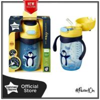 ราคา [New Arrival] TommeeTippee Weighted straw / Handle Cup 12m+ penguin (4961711049)
