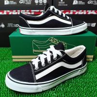 ราคา Mashare Vans Old Skool รองเท้าผ้าใบ ชายหญิง สีดำแถบขาว/ดำแถบแดง size 38-43 (1882196694)
