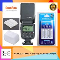 ราคา GODOX TT600 แฟลชแมนนวล + ชุดถ่านชาร์จ Eneloop AA แถมฟรีซอฟบอค และกล่องถ่าน AA (1671727799)