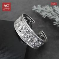 ราคา MT กำไลข้อมือเงินแท้ ลายช้าง (ปรับขนาดได้) Solid 925 Sterling Silver Bangle (sbg213) MT Jewelry มณีธารา (1147315667)
