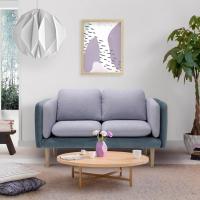 ราคา [กทม. 3-5 วัน ส่ง] SB Design Square โซฟาผ้า 2 ที่นั่ง Lialey สีม่วง แบรนด์ KONCEPT FURNITURE (13840607477)
