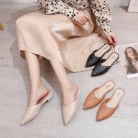 ราคา (33JLWS15 ใส่โค้ดลดเพิ่ม)รองเท้าคัชชูเปิดส้น หัวแหลมสไตล์โลฟเฟอร์ มี 3 สี 2A (3046029246)